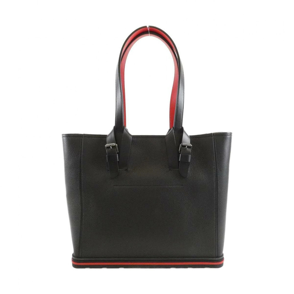 Christian Louboutin leather Kabiker bag black tote red Black Red